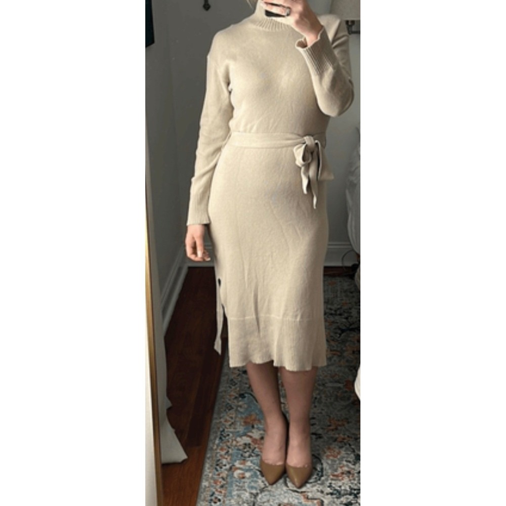 Splendid Women's Cream Sweater Dress